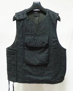 19AW Engineered Garments エンジニアードガーメンツ Cover Vest Blend Homespun カバー ベスト S ホームスパン