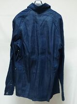 POST O'ALLS OVERALLS ポスト オーバーオールズ SB40-R 5OZ DENIM / INDIGO デニム カバーオール ジャケット M アメリカ製_画像2