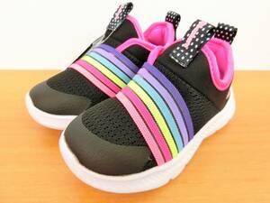 【未使用訳あり】 SKECHERS スケッチャーズ COMFYFLEX2.0-RAINBOW FRENZY キッズスニーカー BKMT 左12cm 右13cm 【0033】