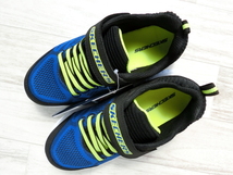 【未使用訳あり】 SKECHERS スケッチャーズ SNAP SPRINTS-ULTRAVOLT キッズスニーカー BLBK 左20cm 右19cm 【0010】_画像2