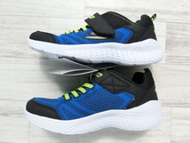 【未使用訳あり】 SKECHERS スケッチャーズ SNAP SPRINTS-ULTRAVOLT キッズスニーカー BLBK 左20cm 右19cm 【0010】_画像6