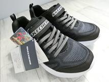 【未使用訳あり】 SKECHERS スケッチャーズ SNAP SPRINTS-ULTRAVOLT キッズスニーカー BKCC 左22cm 右21cm 【0006】_画像1