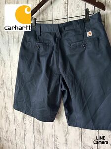 carhartt カーハート ハーフパンツ ネイビーカラー ショートパンツストリートファッション