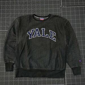 90s『チャンピオン・YALE 』XL・メキシコ製 両面バックプリント ビンテージ リバースウィーブ XLサイズ・