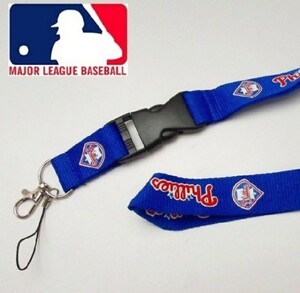 新品 MLB 携帯ストラップ ネックストラップ フィラデルフィア フィリーズ