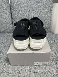  size 41 dark Shadow DRKSHDW rickowens sandals DU20S5823 MUEM4 DUBLE BUMPER LOW VICIOUS double bumper Rick Owens 