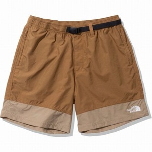 ★新品★ THE NORTH FACE ノースフェイス Nuptse Short ヌプシショーツ　ユーティリティブラウン×ケルプタン(UK) Lサイズ 水陸両用