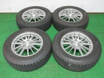 L197【送料無料】215/65R16 超溝高 8.5~9分山 スタッドレス ICENAVI 6 19年製 ホイールセット 4本 激安 アルファード ヴェルファイア 等に_画像1