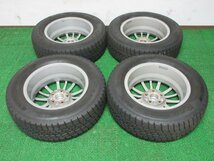 L197【送料無料】215/65R16 超溝高 8.5~9分山 スタッドレス ICENAVI 6 19年製 ホイールセット 4本 激安 アルファード ヴェルファイア 等に_画像10