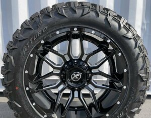 新品 20x10J FORD F150 RAPTOR XF OFFROAD XF222 20インチマッドタイヤホイールセット ATTURO TRAIL BLADE MTS 295/55R20 33x13.50R20