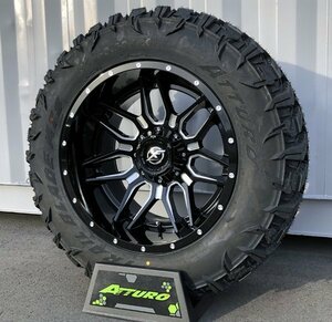 20x12J 80ランクル 80 70 XF OFFROAD XF222 20インチマッドタイヤホイールセット ATTURO TRAIL BLADE MTS 295/55R20 33x13.50R20 35x13.50