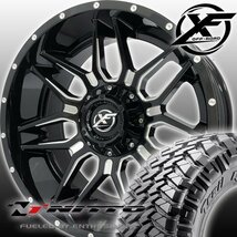 20x10J ユーコン デナリ シエラ XF OFFROAD XF222 20インチマッドタイヤホイールセット NITTO TRAIL GRAPPLER MT 35x12.50R20 37x12.50R20_画像1