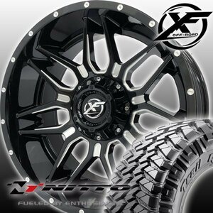 20x10J タイタン アルマダ XF OFFROAD XF222 20インチマッドタイヤホイールセット NITTO TRAIL GRAPPLER MT 35x12.50R20 37x12.50R20