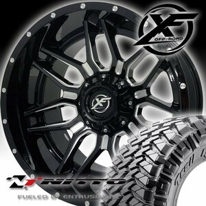 20x12J シルバラード デナリ XF OFFROAD XF222 20インチマッドタイヤホイールセット NITTO TRAIL GRAPPLER MT 35x12.50R20 37x12.50R20