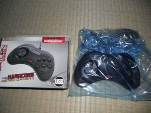  reprint Sega Saturn interchangeable control pad black USB