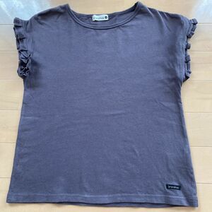 ブランシェス　半袖　Tシャツ　140 チャコールグレー