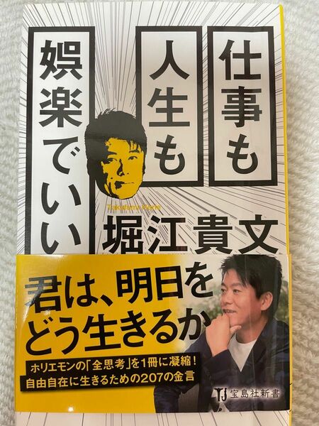 仕事も人生も娯楽でいい （宝島社新書　４９６） 堀江貴文／著　2冊で300円　出品中からお選びください。