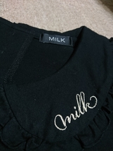 MILK◆メイデントップス カットソー 未着用 ロリータLARMEミルク_画像5