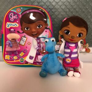 Doc mcstuffins ドックはおもちゃドクター　ぬいぐるみとリュック