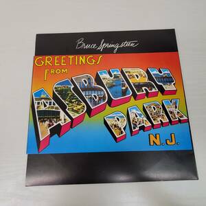 0630-230 □ LP Record Asbury Park N.J. Bruce Springsteen Card с текстами CBS