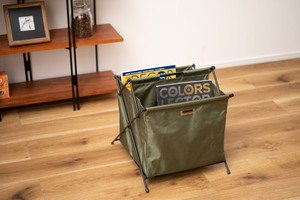  корзина подставка для журналов бардачок текстильный модный складной корзина S хаки зеленый цвет 