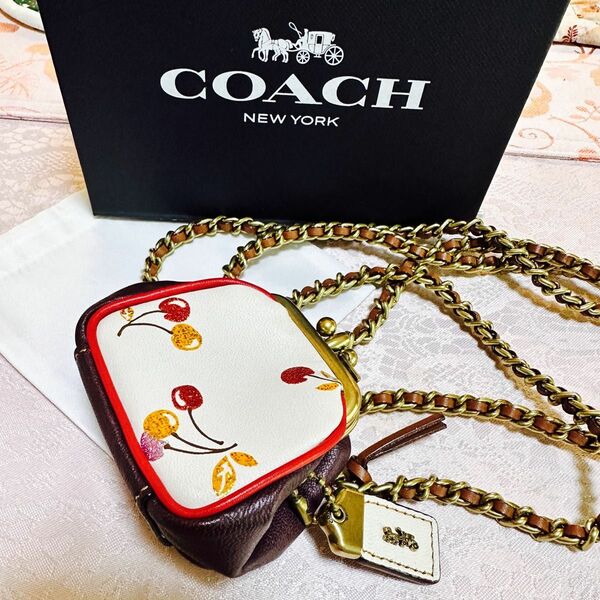 限定　コーチ COACH がま口ポシェット ミニショルダー　希少