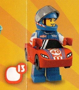 LEGO レゴ ミニフィギュア ミニフィグ シリーズ18-13 レースカーマン