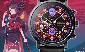 Fate/Grand Order オリジナルサーヴァントウォッチ　フォーリナー/葛飾北斎 モデル ウォッチ スタンド付き FGO seiko セイコー 腕時計