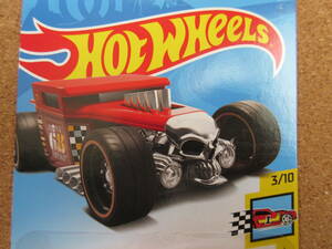 Hot Wheels Bone Shaker Legends of Speed 3/10 ボーンシェイカー ラリー ウッド 頭蓋骨 ホットロッド 5.7L V8 レッド