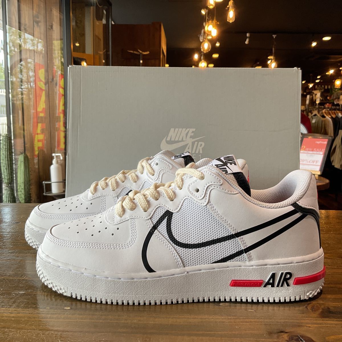 NIKE AIR FORCE 1 REACT ナイキ エアフォース1リアクト CD4366-100