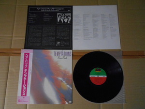 LP The Temptations「BARE BACK」国内盤 P-10569A 帯にシミ 美盤 ジャケットに薄いシミと背地にかすかな擦れ H-D-HのHolland兄弟制作