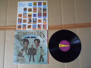 LP The Temptations「SOLID ROCK」輸入盤 G961L シュリンク付き 美盤 ジャケットの背上部に1㎝の擦れ カンパニー・スリーブは綺麗