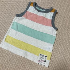 90 タンクトップ　ボーダー　トップス　tシャツ