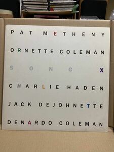 美品! Pat Metheny ・Ornette Coleman / Song X / Geffen Records P-13280 国内盤帯無し 解説付き