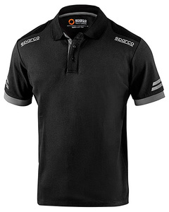 SPARCO（スパルコ） ポロシャツ TECH POLO ブラックxグレー XLサイズ