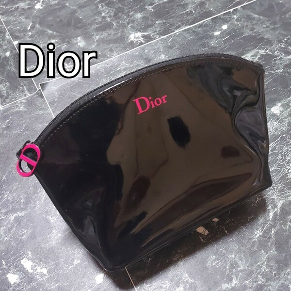 クリスチャンディオール　Christian Dior　ノベルティ　ポーチ　エナメル