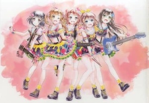 BanG Dream! ガールズバンドパーティ! Poppin’Party Ani-Art クリアファイル バンドリ ゲーマーズ限定