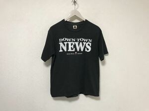 本物ボヘミアンズBohemianSコットンロゴプリント半袖Tシャツメンズアメカジサーフミリタリービジネス黒ブラック日本製2M