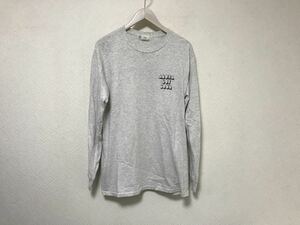 本物トウキョウカルチャートTOKYO CULTUARTビームスコットンプリント長袖TシャツロンTメンズアメカジサーフミリタリーMニカラグア製グレー