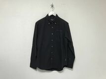 本物ショットSCHOTT BROS NEWYORKコットンワーク長袖シャツメンズサーフアメカジゴルフビジネススーツ黒ブラックL日本製_画像1