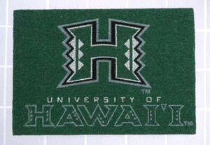 * Hawaiian miscellaneous goods * Hawaii university outdoors for mat here cocos nucifera mat | regular license |University of Hawaii| Hawaii university goods |UH