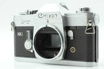 【良品 整備済】Canon FT QL 35mm 一眼レフ フィルムカメラ シルバー ボディ露出計-OK #840_画像1