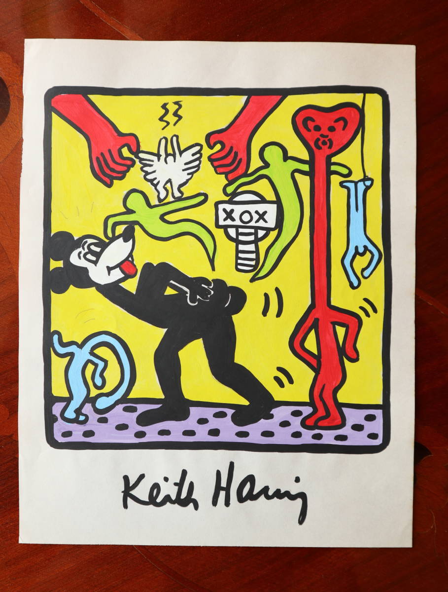 Yahoo!オークション -「keith haring」(絵画) (美術品)の落札相場