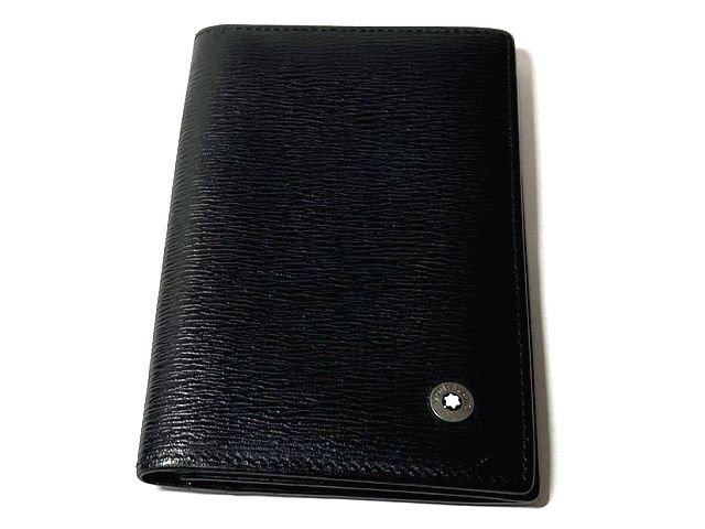 美品 MONTBLANC モンブラン 名刺入れ カードケース 黒 レザー - JChere