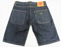 美品 FOURTHIRTY フォーサーティー ３０インチ 半ズボン デニム パンツ ジーンズ FLATLAND CLASSIC クラシック PIRATES DENIM Denim Shorts_画像2