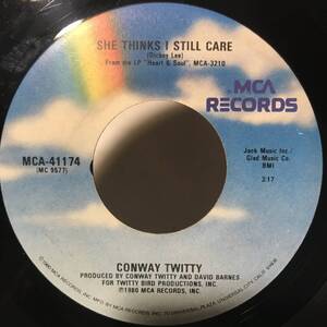 [試聴]US盤カントリー45s　She Thinks I Still Care / I'd Just Love To Lay You Down // Conway Twitty[EP]FOLKフォークCOUNTRYレコード 7