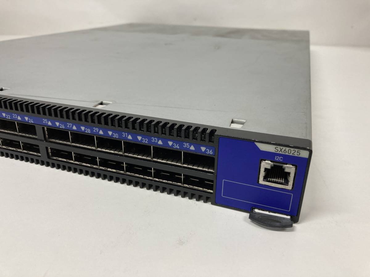 Mellanox InfiniBandスイッチ SX6025 通電確認済み、テスト済み