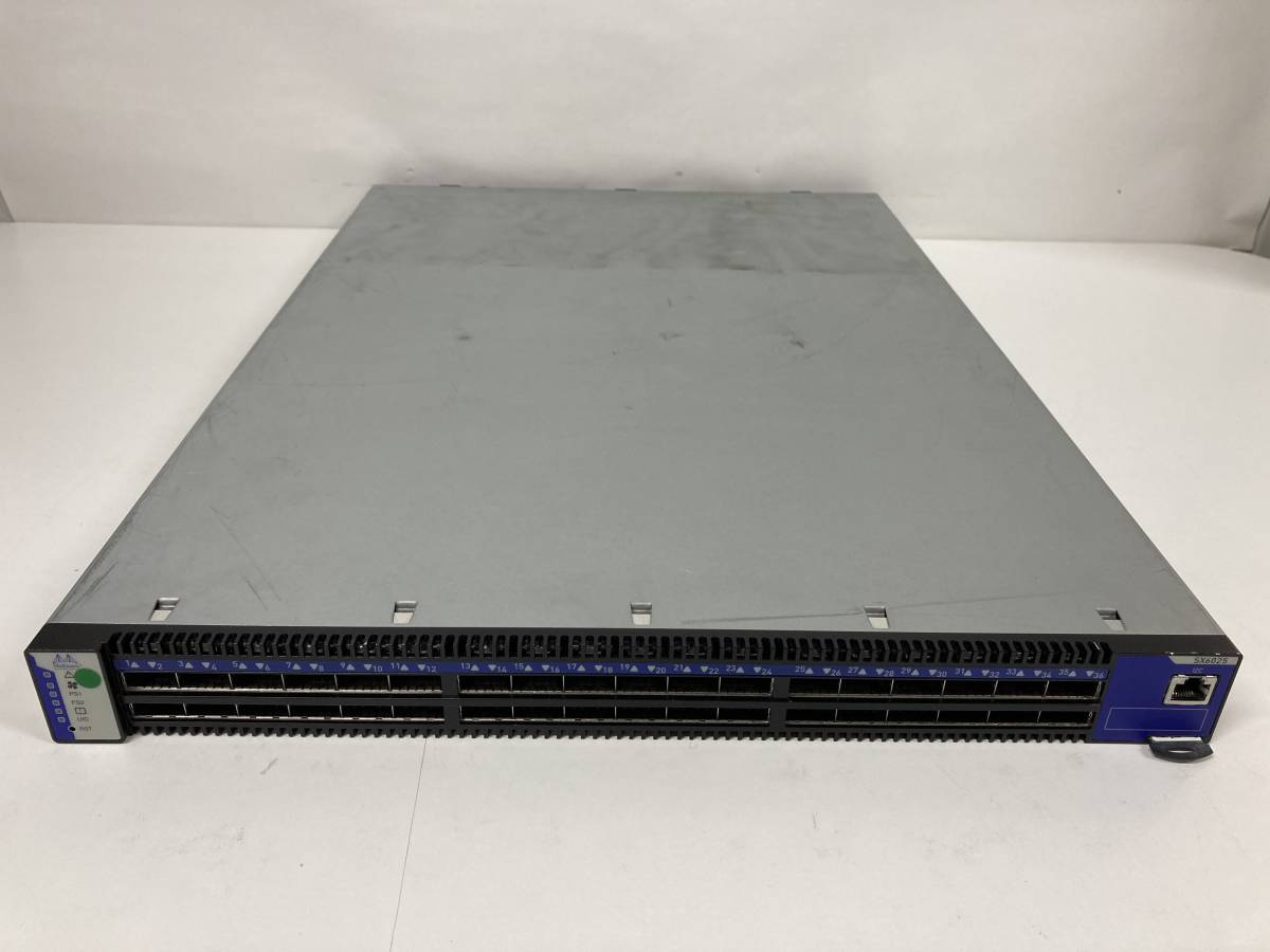 Mellanox InfiniBandスイッチ SX6025 通電確認済み、テスト済み