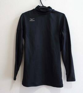  Mizuno внутренний рубашка чёрный с высоким воротником женский L Golf одежда MIZUNO