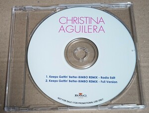 Christina Aguilera / Keeps Gettin' Better (Bimbo Jones Remix) Christie na*agirela записано в Японии промо CDR с дефектом 